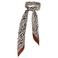 Sarlini bandana met zebraprint ecru/zwart