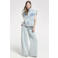 Homage to Denim wide leg jeans light blue denim