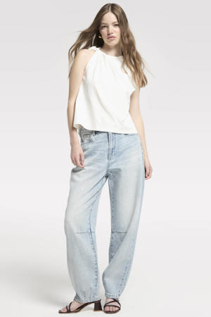 Amber - Balloon Jeans barrel jeans light blue denim