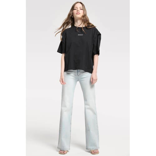 Homage to Denim Elisa - Straight Leg Jeans straight leg jeans light blue denim afbeelding
