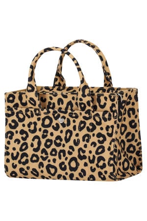 shopper met panterprint zand