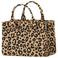 Sarlini shopper met panterprint zand