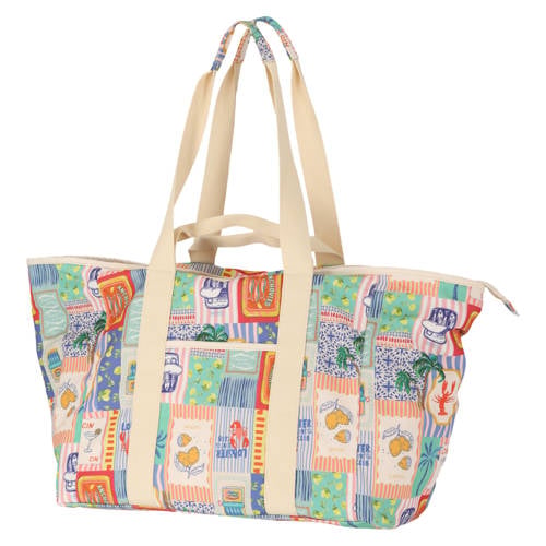 Sarlini gestreepte shopper oranje afbeelding