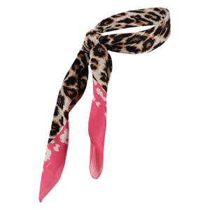 bandana met panterprint roze