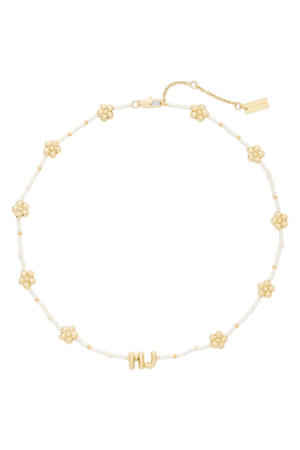 ketting Balloon Beaded goudkleurig