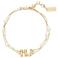 Marc Jacobs armband Balloon Pearl goudkleurig