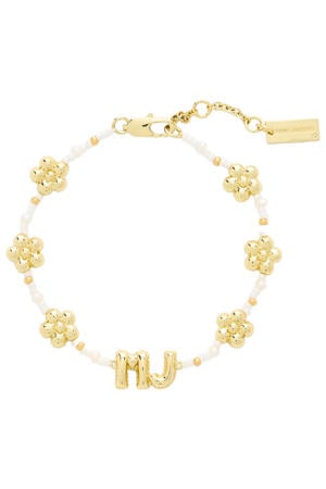 armband Balloon Beaded goudkleurig