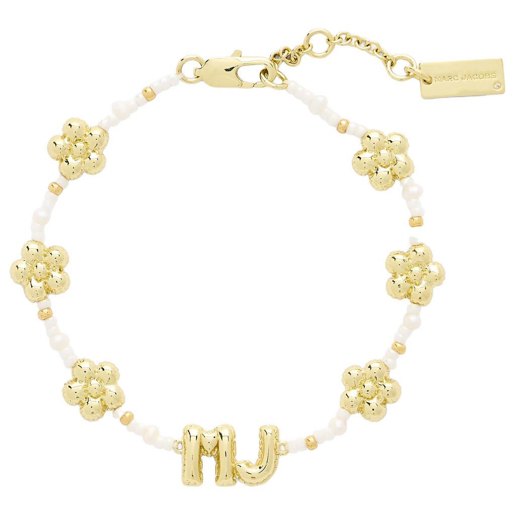 Marc Jacobs armband Balloon Beaded goudkleurig