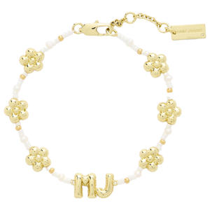 armband Balloon Beaded goudkleurig