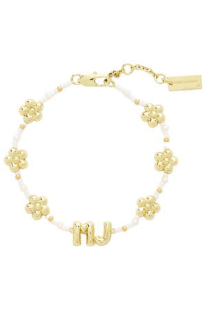 armband Balloon Beaded goudkleurig