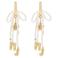 Marc Jacobs oorbellen Balloon Beaded Bow goudkleurig