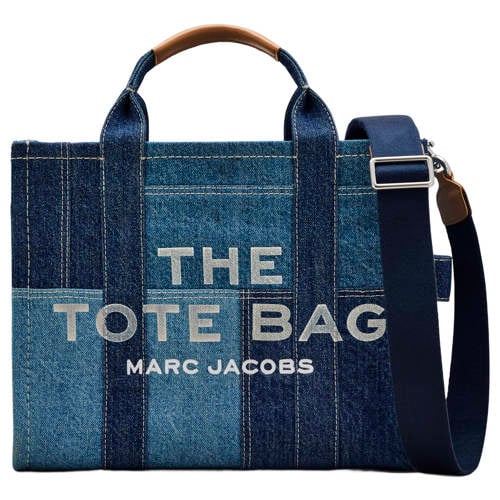 Marc Jacobs denim handtas The Medium Tote blauw afbeelding