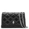 Marc Jacobs leren schoudertas The Slim Dual Chain zwart