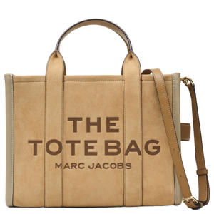 leren handtas The Medium Tote lichtbruin