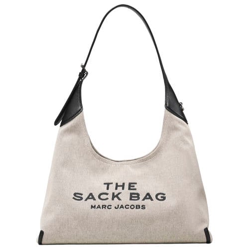 Marc Jacobs schoudertas The Belted Sack ecru afbeelding