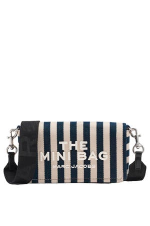 crossbody tas The Mini Bag donkerblauw/ecru