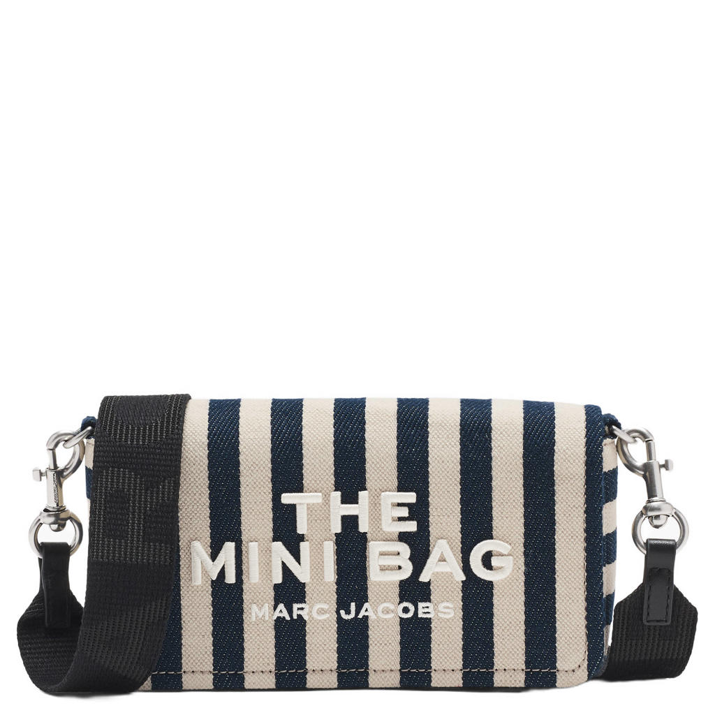Marc Jacobs crossbody tas The Mini Bag donkerblauw/ecru