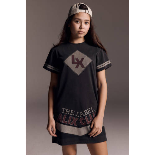 Alix Mini t-shirtjurk met backprint zwart afbeelding