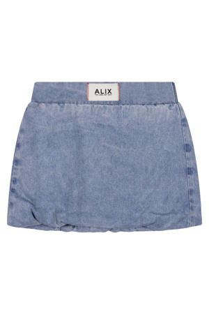 ballonrok light blue denim