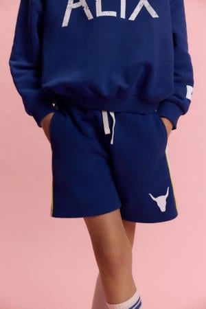 sweatshort blauw