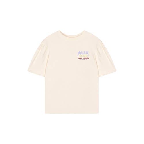 Alix Mini T-shirt met backprint ecru afbeelding