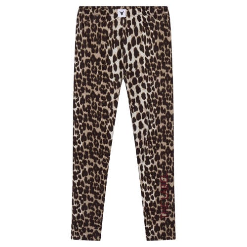 Alix Mini legging met panterprint bruin afbeelding