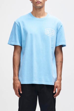 regular T-shirt blauw
