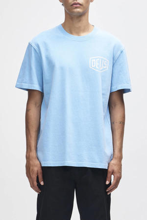 regular T-shirt blauw