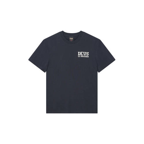Deus Ex Machina regular T-shirt met backprint zwart afbeelding