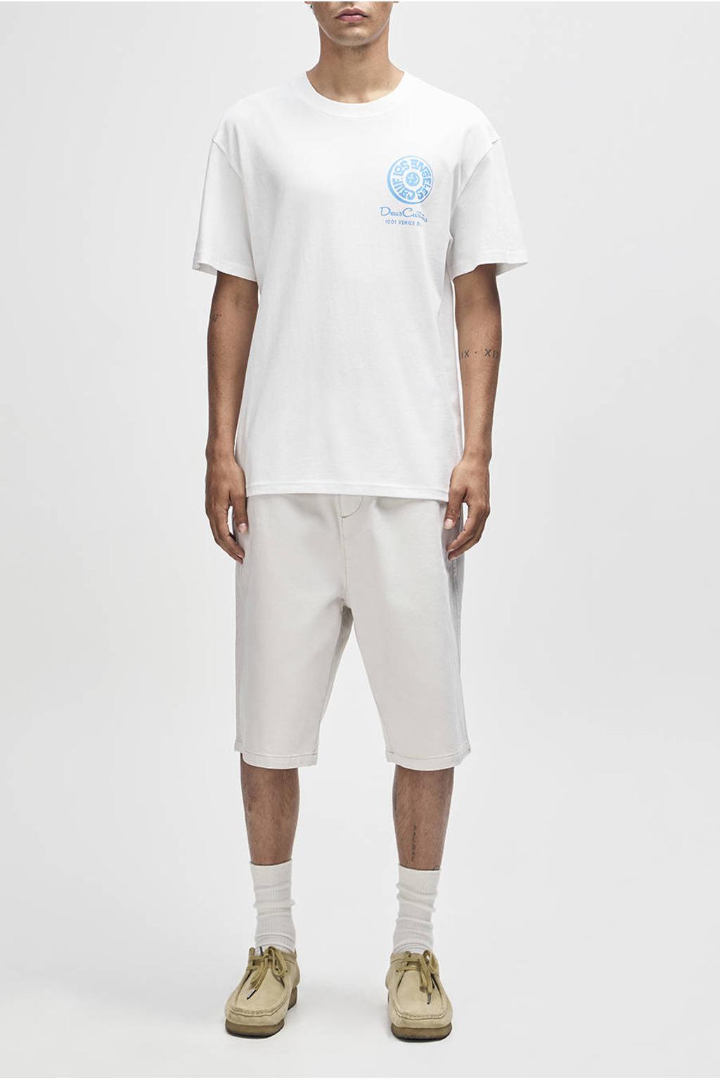 Deus Ex Machina oversized T-shirt met backprint wit
