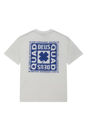 boxy T-shirt met backprint wit