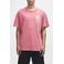 Deus Ex Machina oversized T-shirt met backprint roze