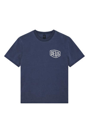 regular T-shirt blauw