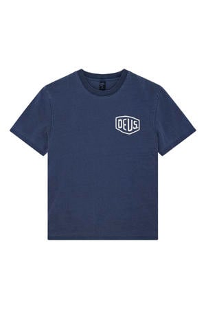 regular T-shirt blauw