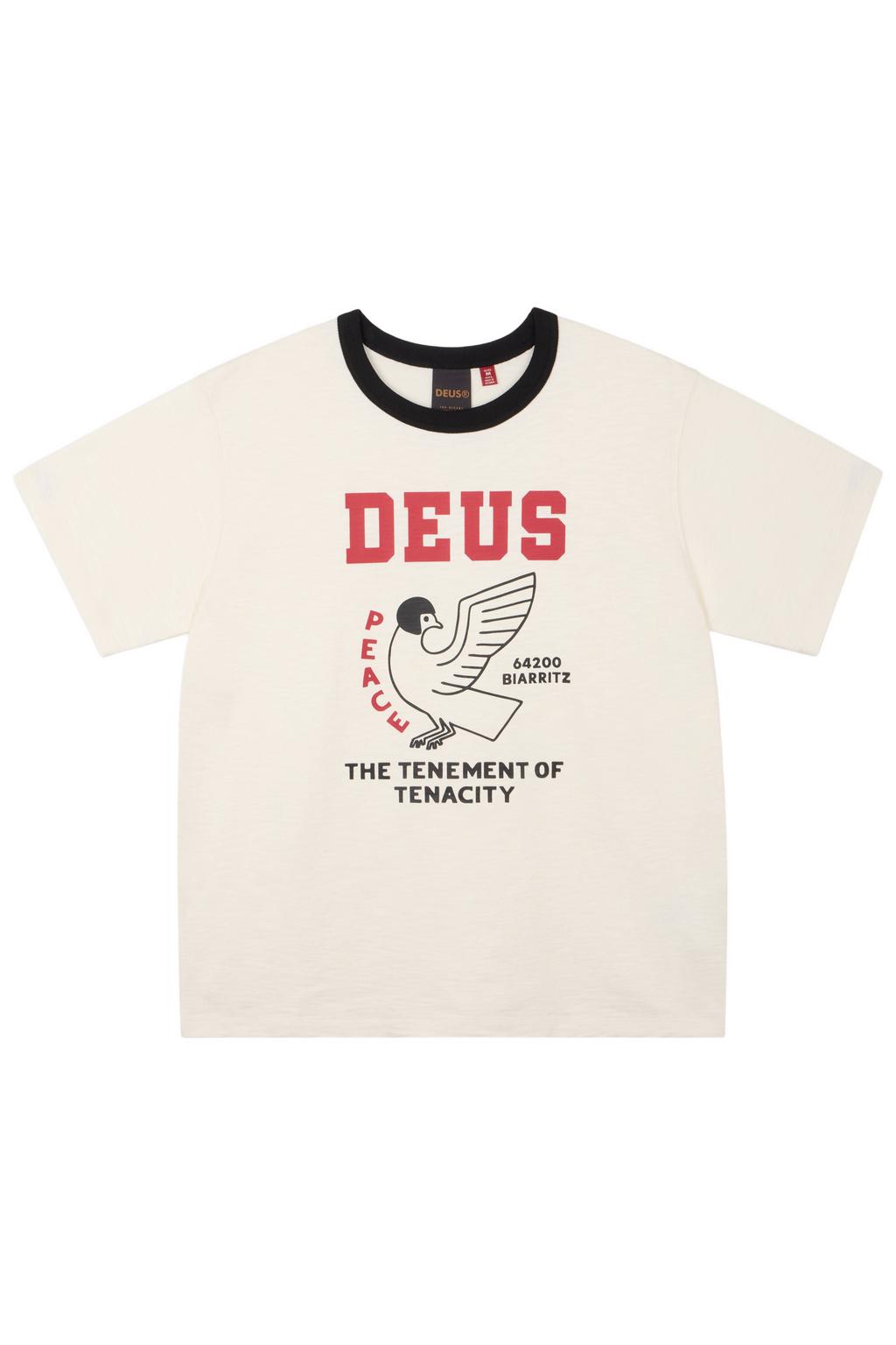 Deus Ex Machina regular T-shirt ivoor
