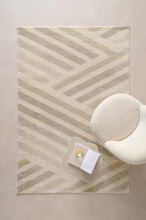 vloerkleed zand/créme (230x160cm)