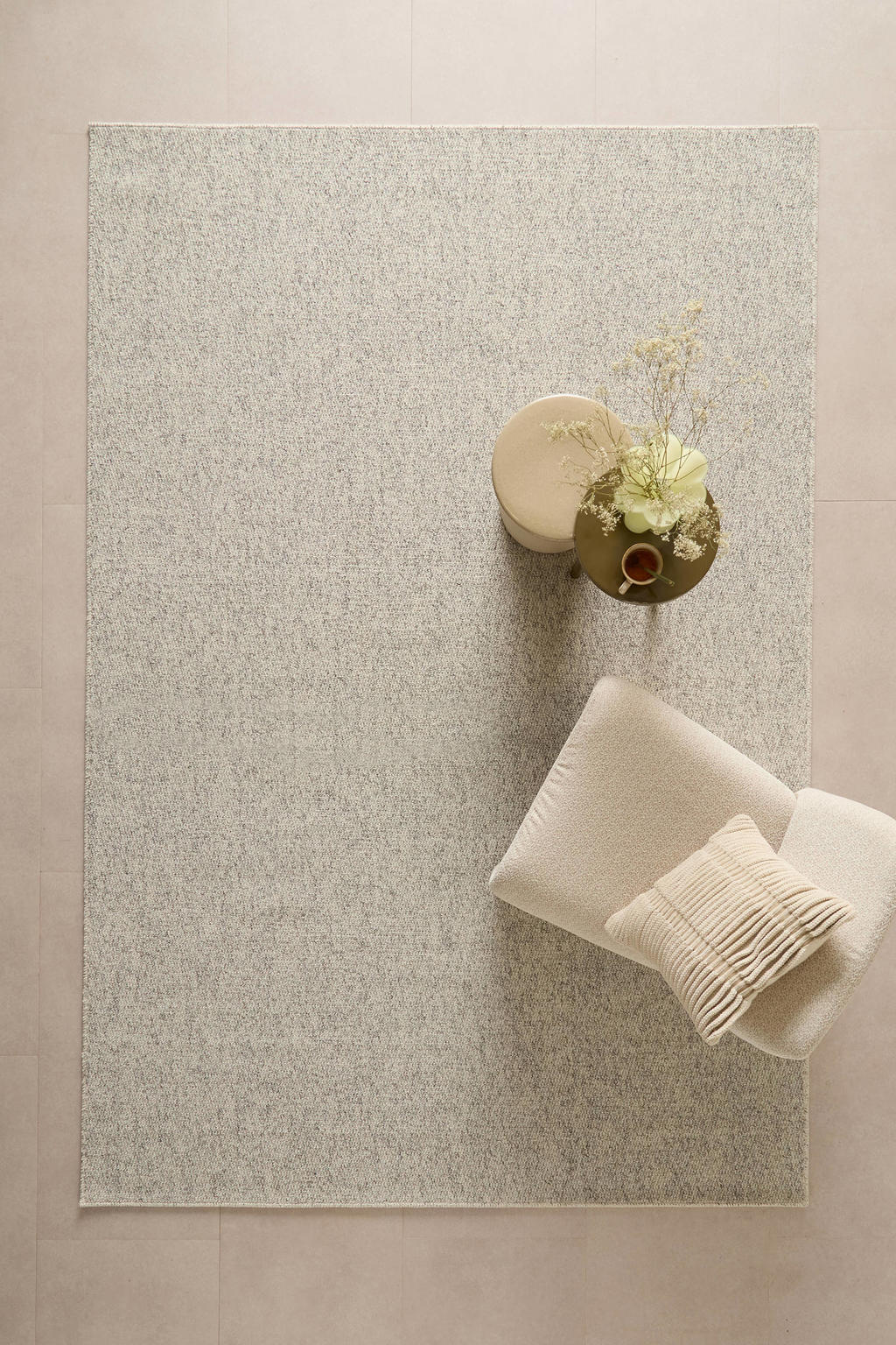 NOUS Living vloerkleed Talia grijs (290x200 cm)