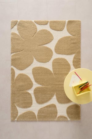 kindervloerkleed beige/off white (170x120cm)