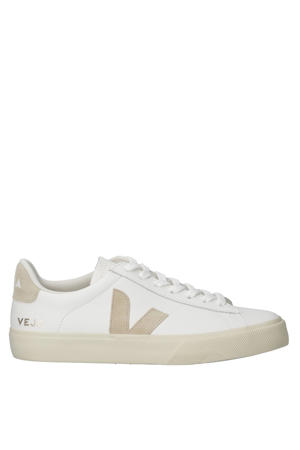 Campo leren sneakers wit/beige