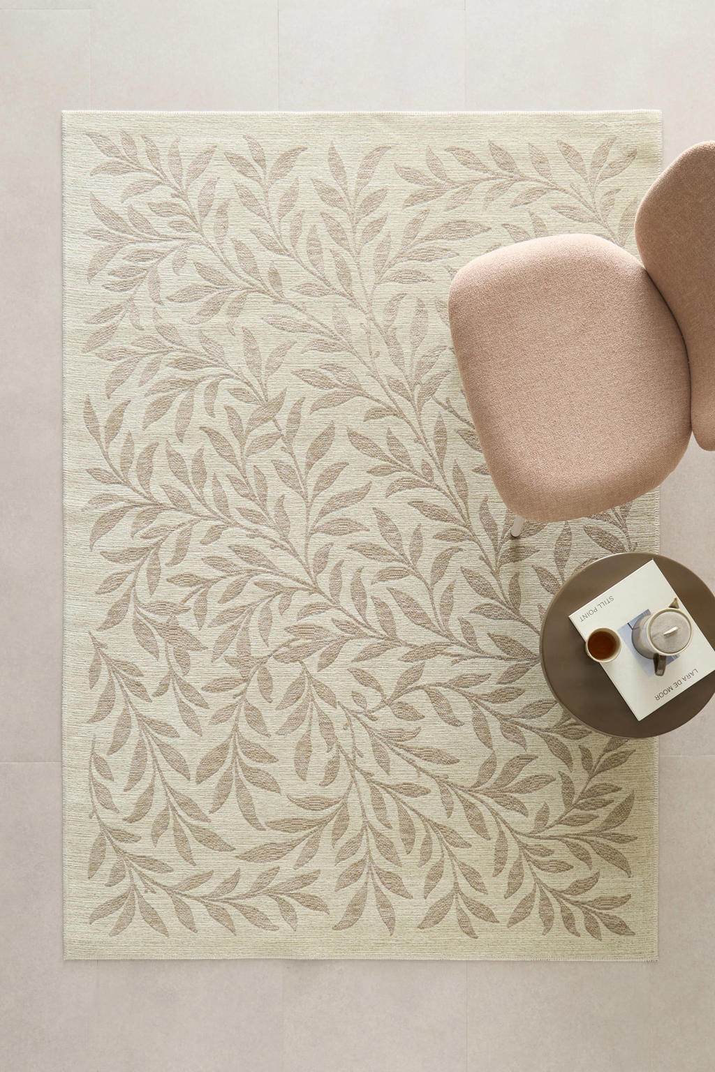 NOUS Living vloerkleed beige/crème (230x160 cm)