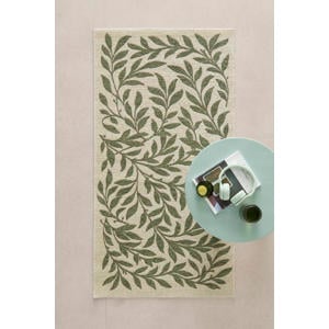 loper groen/crème (150x80 cm)