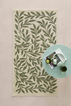 loper groen/crème (150x80 cm)