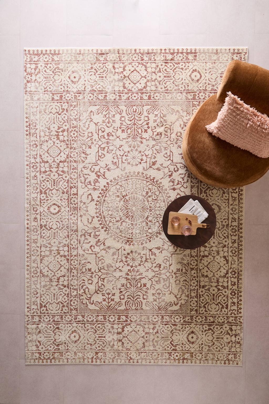 NOUS Living vloerkleed terra/crème (340x240 cm)