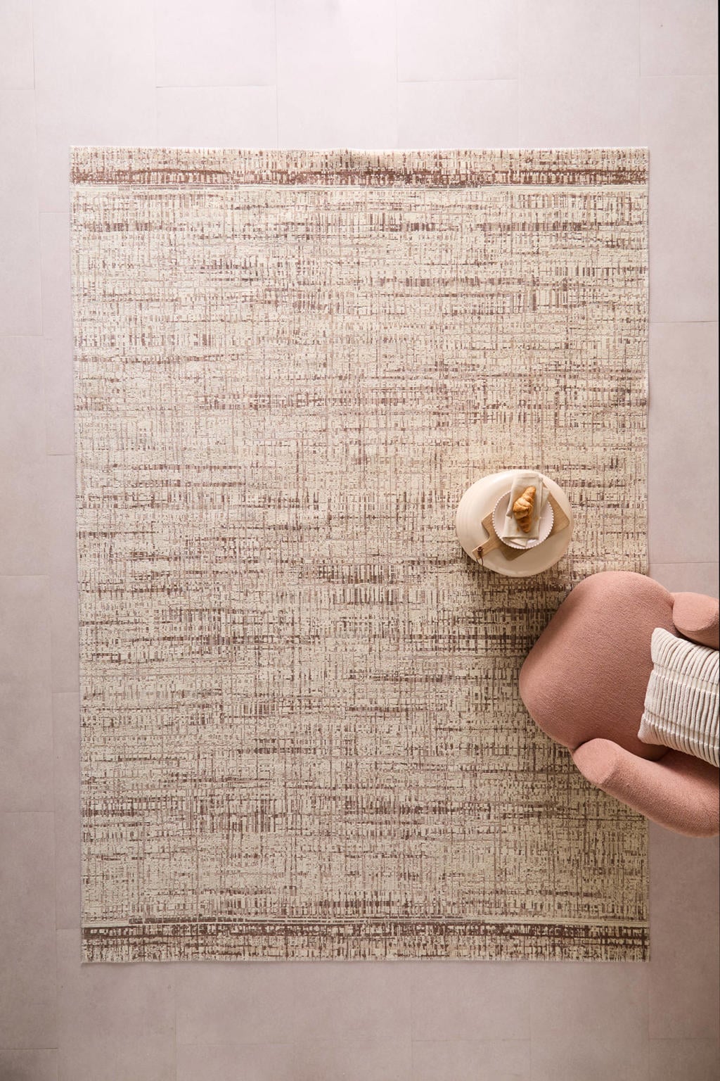 NOUS Living vloerkleed beige/terra (340x240 cm)