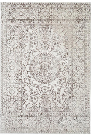 vloerkleed crème/groen (340x240 cm)