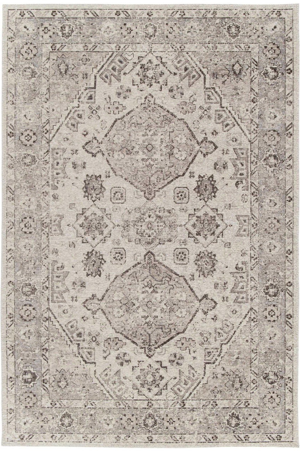 NOUS Living vloerkleed bruin vintage (290x200 cm)