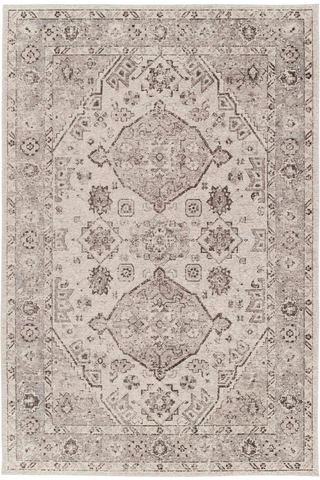 NOUS Living vloerkleed bruin vintage (290x200 cm)