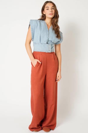 top light blue denim