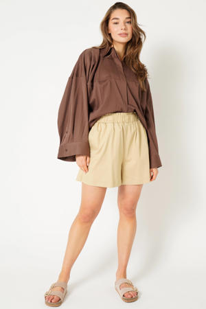 blouse bruin
