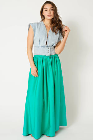 maxi rok groen